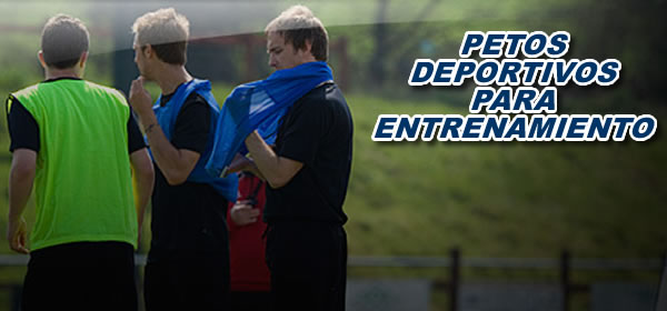 Petos deportivos para entrenamiento y fútbol estampados